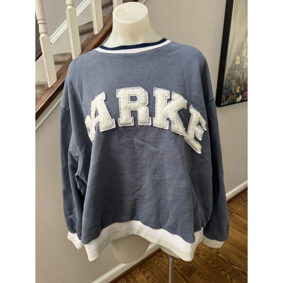 Parke Tops - Parke French Terry Vintage Varsity Mockneck XXL